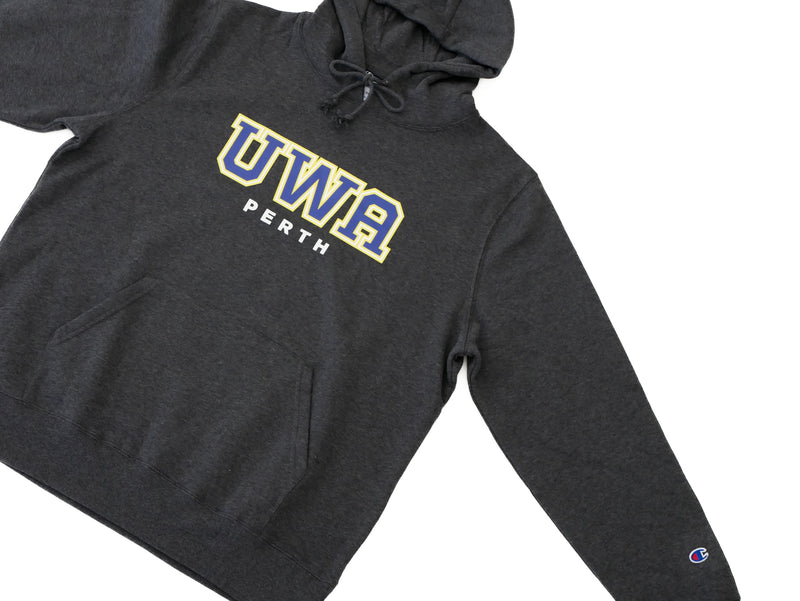 Granite heather champion hoodie Clearance